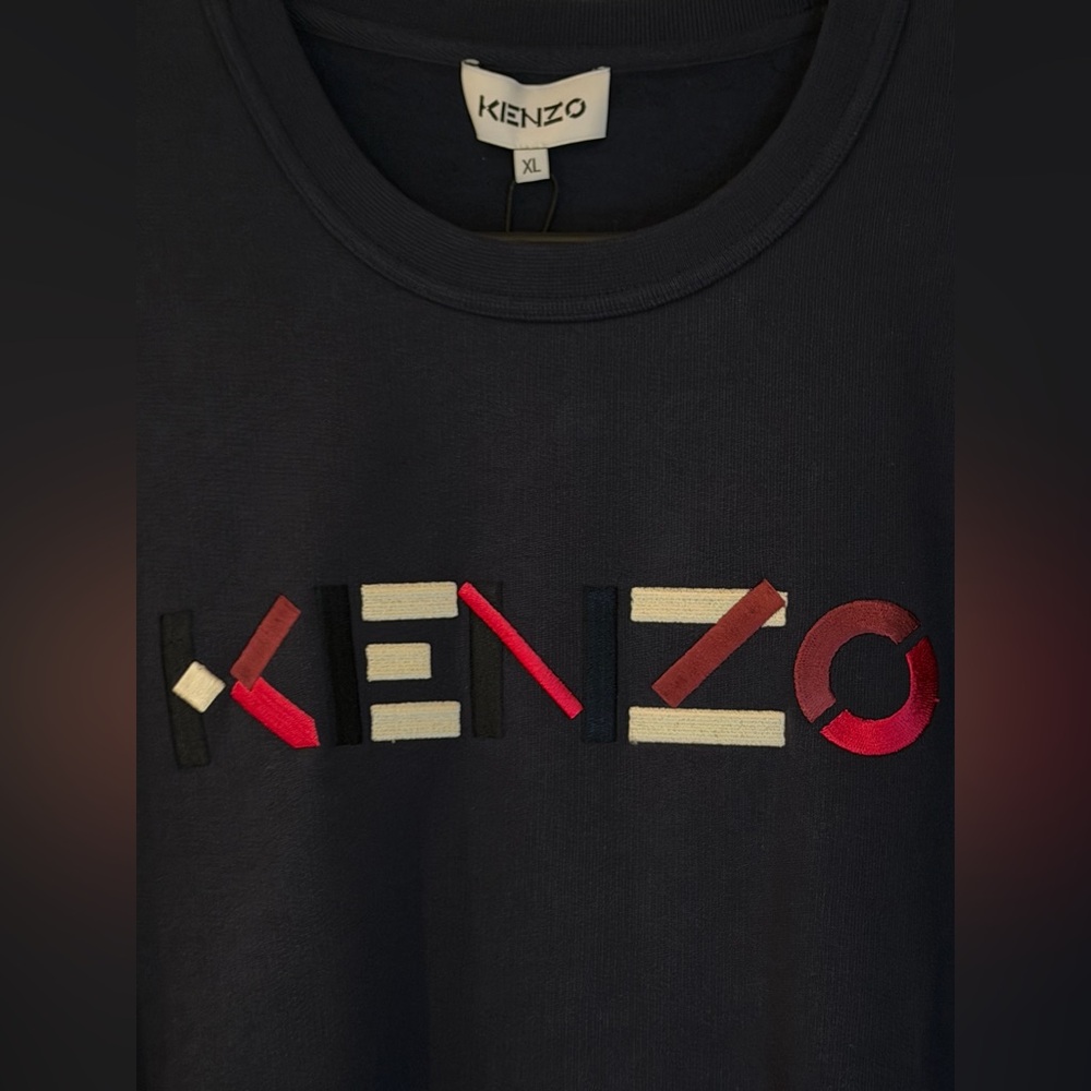 Kenzo Navy Crewneck Sweatshirt - Picture 3 of 11
